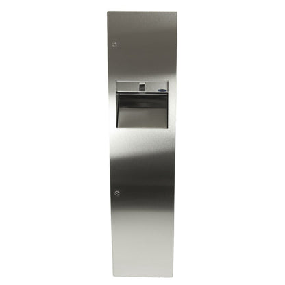 Frost 400-B Semi Recessed Stainless Steel Paper Dispenser and Disposal