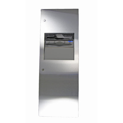 Frost 410-14-C Wall Mounted Stainless Steel Paper Dispenser and Disposal