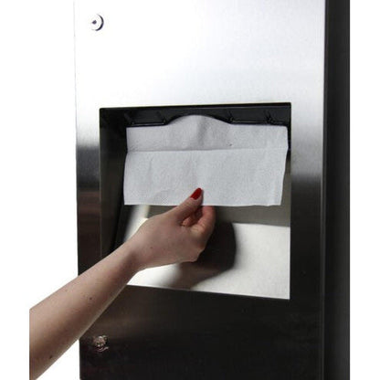 Frost 410-14-C Wall Mounted Stainless Steel Paper Dispenser and Disposal