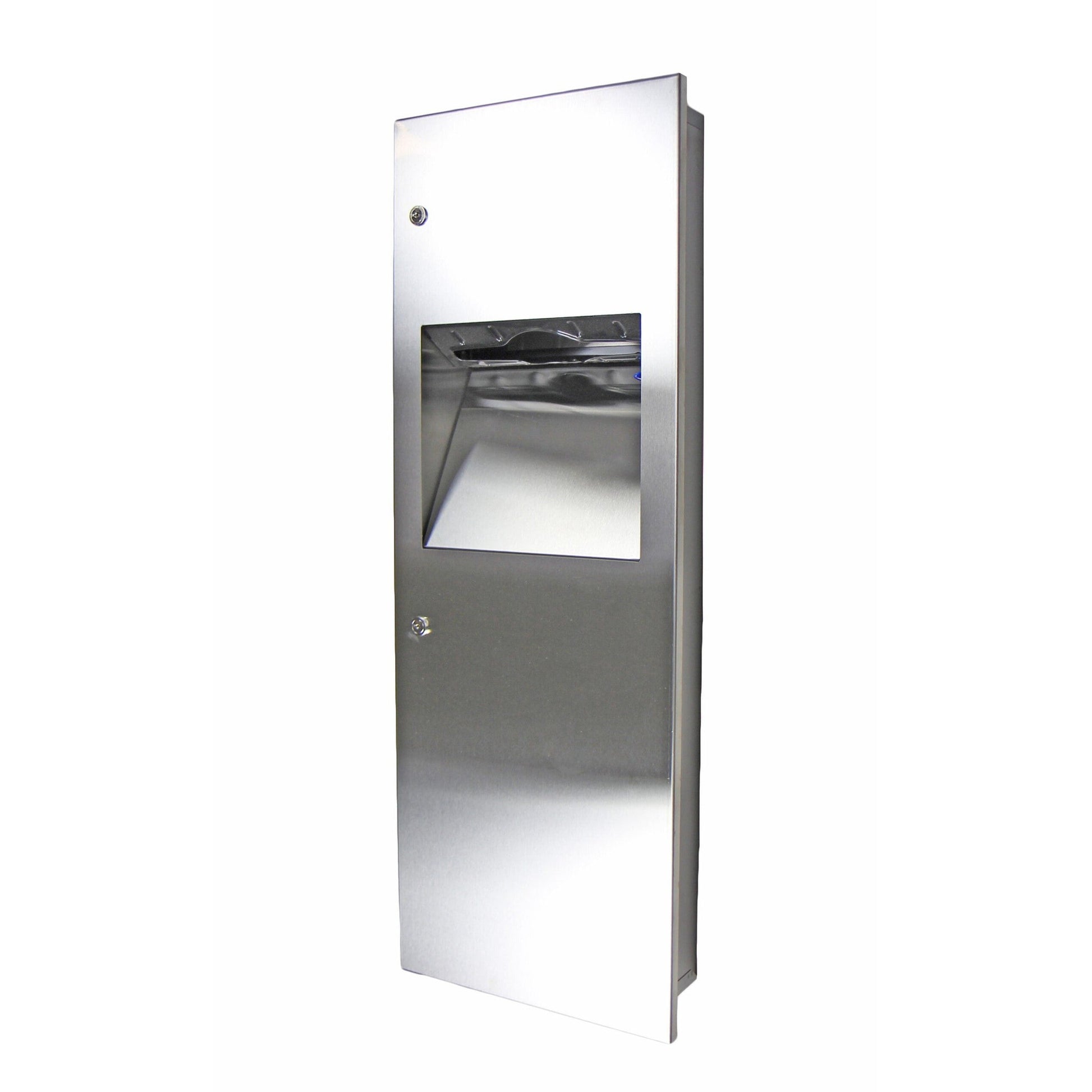 Frost 410-14-C Wall Mounted Stainless Steel Paper Dispenser and Disposal