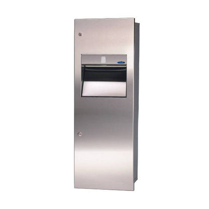 Frost 410-A Recessed Stainless Steel Paper Dispenser and Disposal