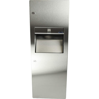 Frost 410-B Semi Recessed Stainless Steel Paper Dispenser and Disposal