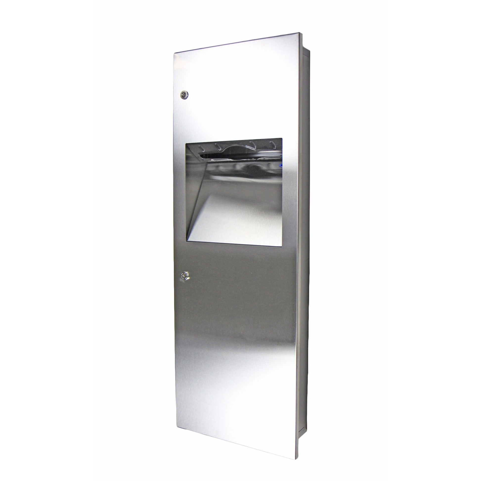Frost 415-14C Wall Mounted Stainless Steel Paper Dispenser and Disposal