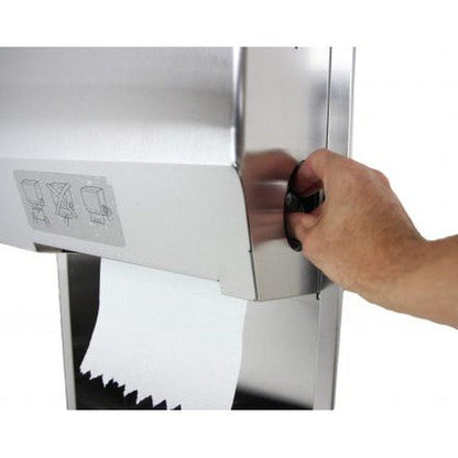 Frost 422-60A Recessed Mechanical Stainless Steel Paper Dispensers and Disposals