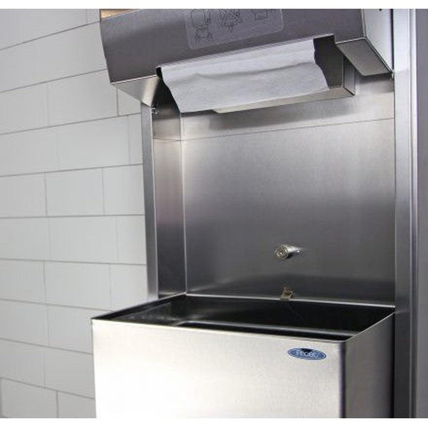 Frost 422-60A Recessed Mechanical Stainless Steel Paper Dispensers and Disposals