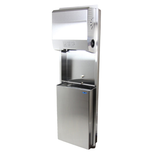 Frost 422-60A Recessed Mechanical Stainless Steel Paper Dispensers and Disposals