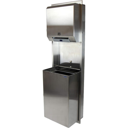 Frost 427-70A Recessed Automatic Stainless Steel Paper Dispensers and Disposals
