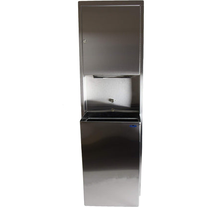 Frost 427A Recessed Stainless Steel Paper Dispenser and Disposal