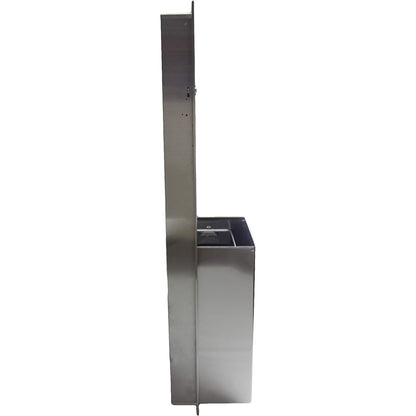 Frost 427A Recessed Stainless Steel Paper Dispenser and Disposal