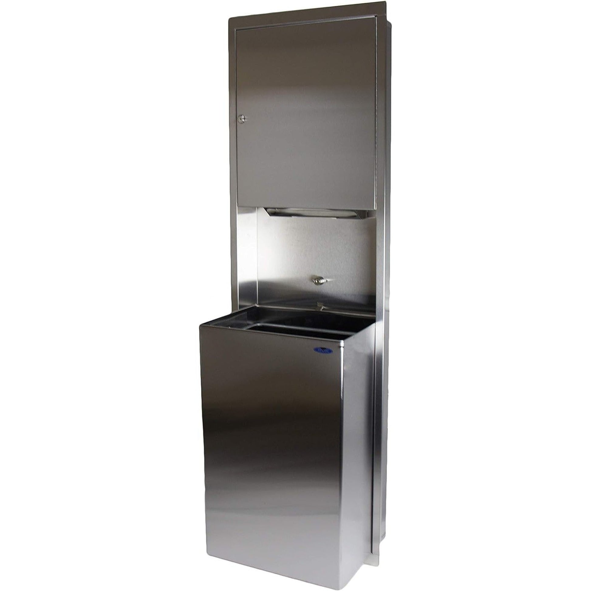 Frost 427A Recessed Stainless Steel Paper Dispenser and Disposal