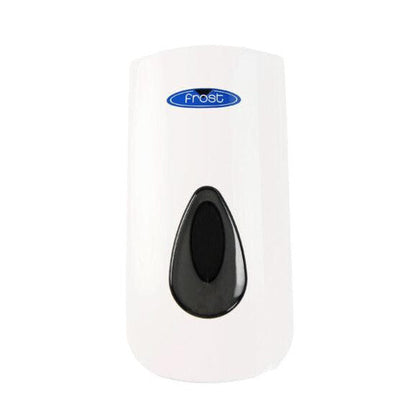 Frost 4.5 x 4.5 x 9.8 White/Black Soap / Sanitizer Dispenser