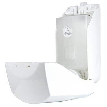 Frost 4.5 x 4.5 x 9.8 White/Black Soap / Sanitizer Dispenser