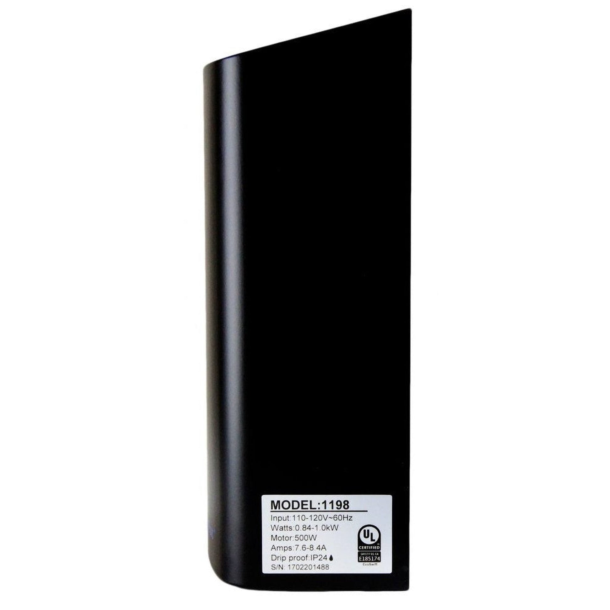 Frost 6 x 3.93 x 10.56 Black Epoxy Hand Dryer