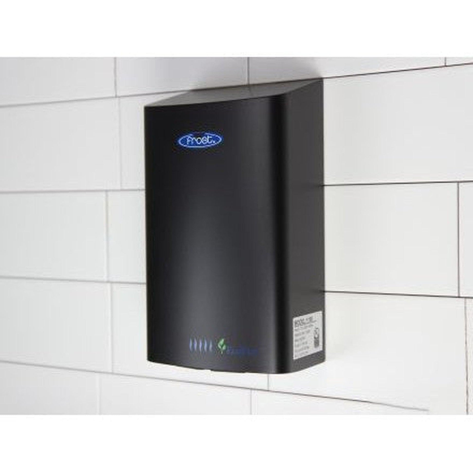 Frost 6 x 3.93 x 10.56 Black Epoxy Hand Dryer