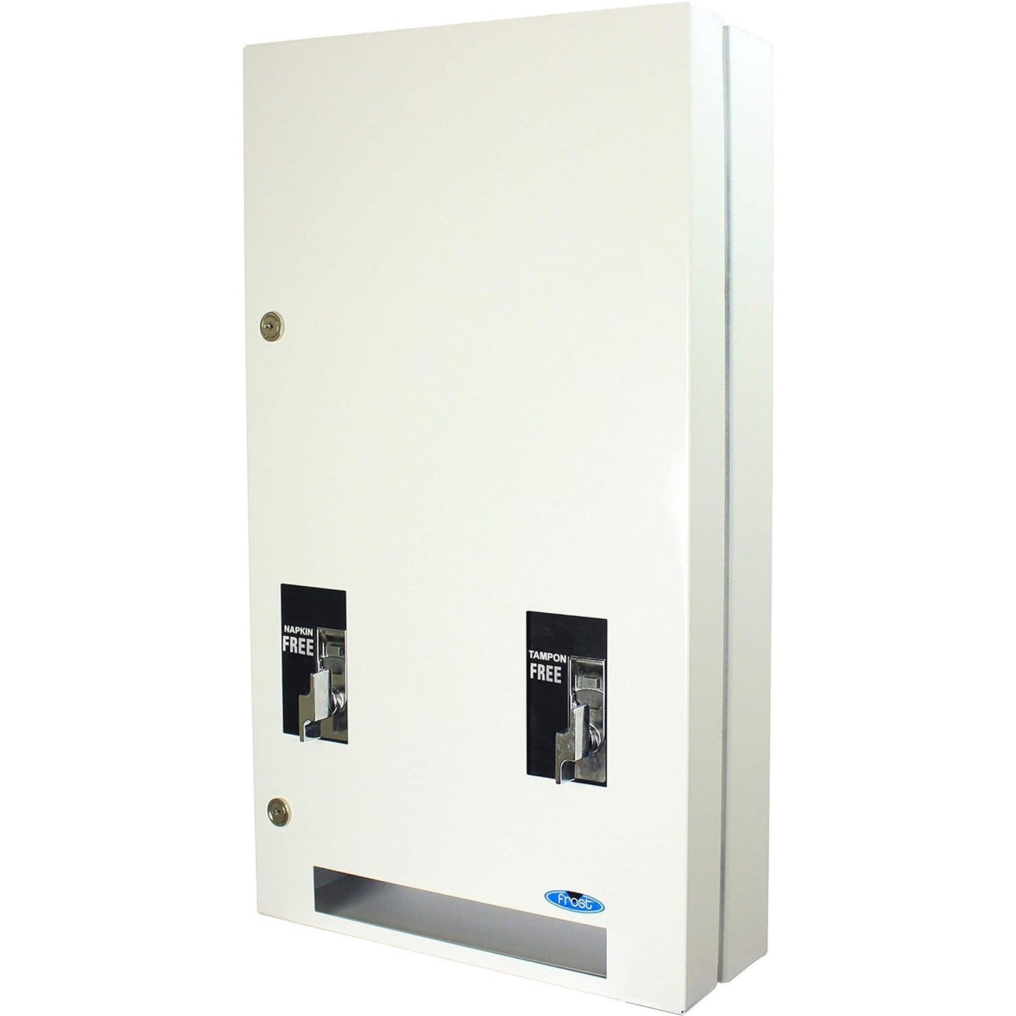 Frost 608-1-Free Wall Mounted White Napkin and Tampon Dispenser