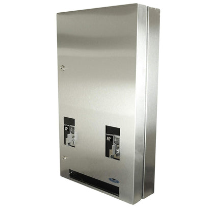 Frost 608-3-0.50 Wall Mounted Stainless Steel Napkin and Tampon Dispenser