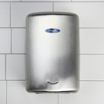 Frost 8 x 7.13 x 11 Satin Stainless Steel Hand Dryer