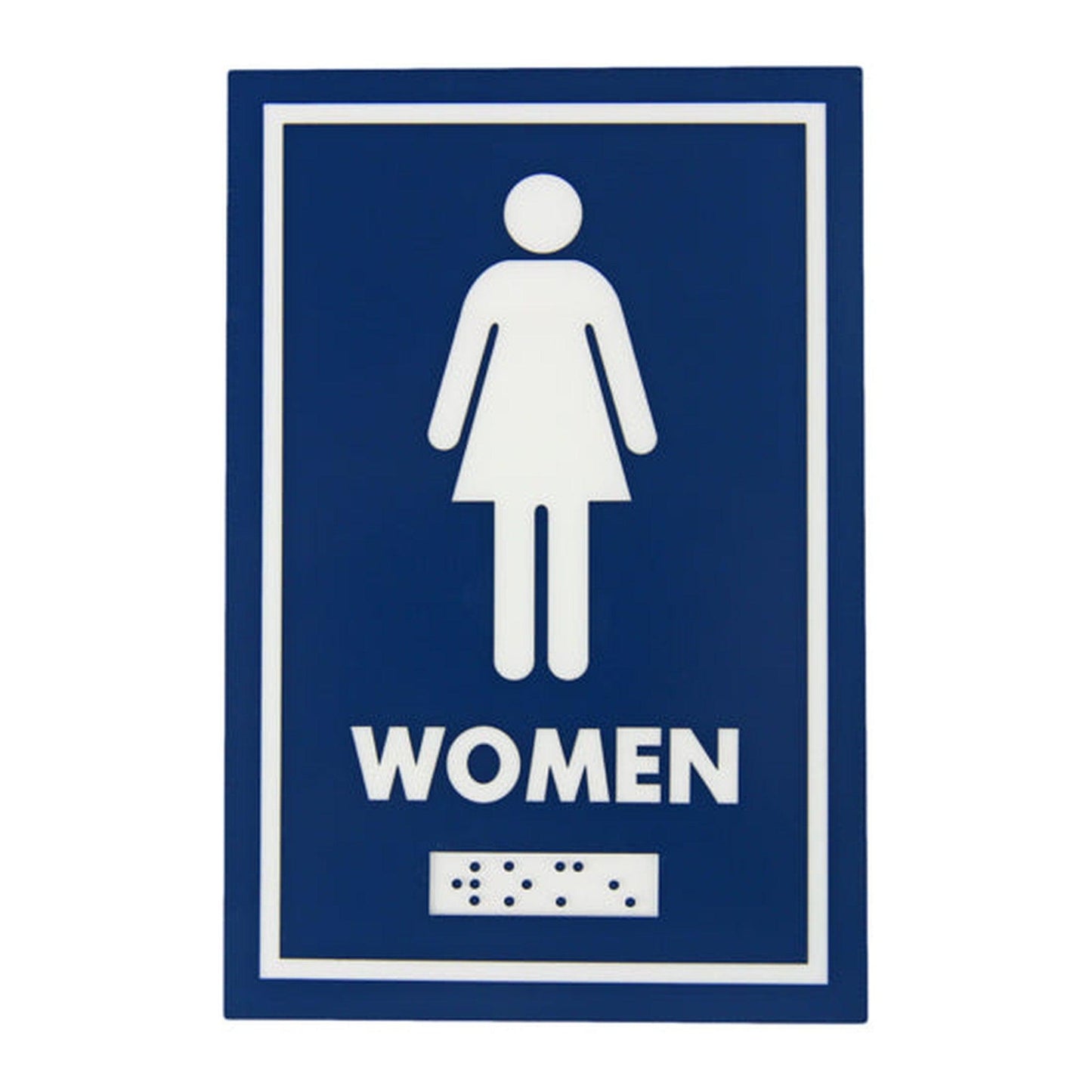 Frost 961 Wall Mounted White Washroom Signage