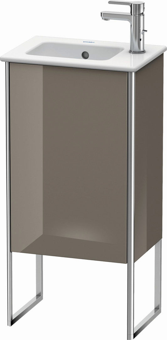Duravit XSquare 16" Flannel Gray One Door Floorstanding Vanity Unit (XS4440L8989)