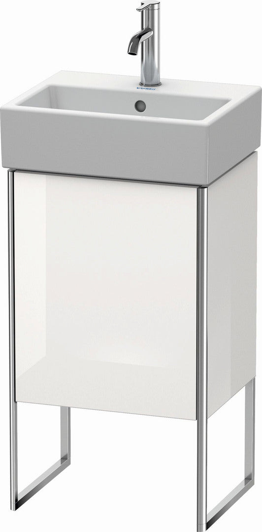 Duravit XSquare 17" White High Gloss One Door Floorstanding Vanity Unit (XS4470L8585)