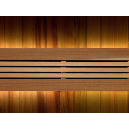 Golden Designs 2025 Updated Sundsvall Edition 2-Person Traditional Steam Sauna in Canadian Red Cedar