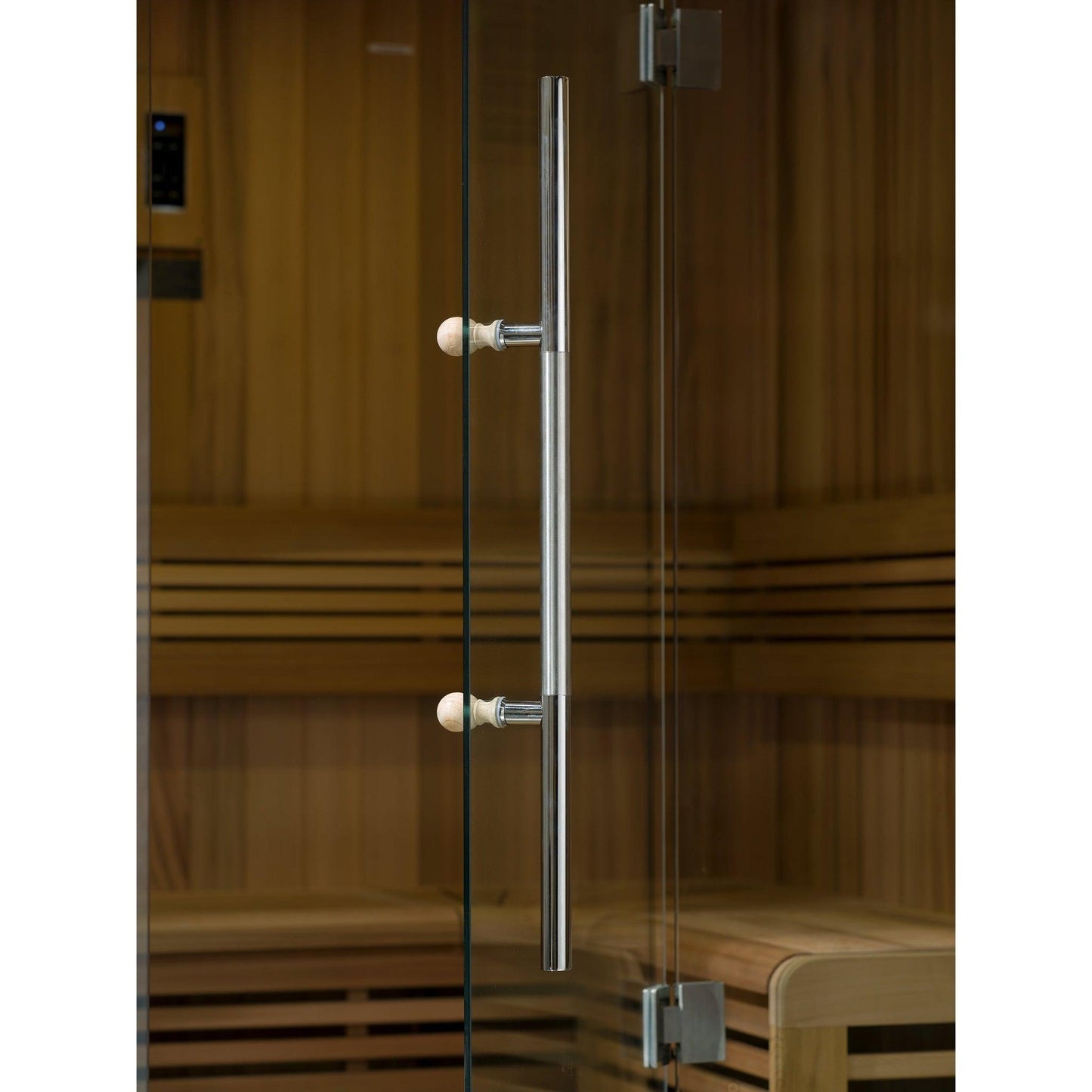 Golden Designs 2025 Updated Sundsvall Edition 2-Person Traditional Steam Sauna in Canadian Red Cedar