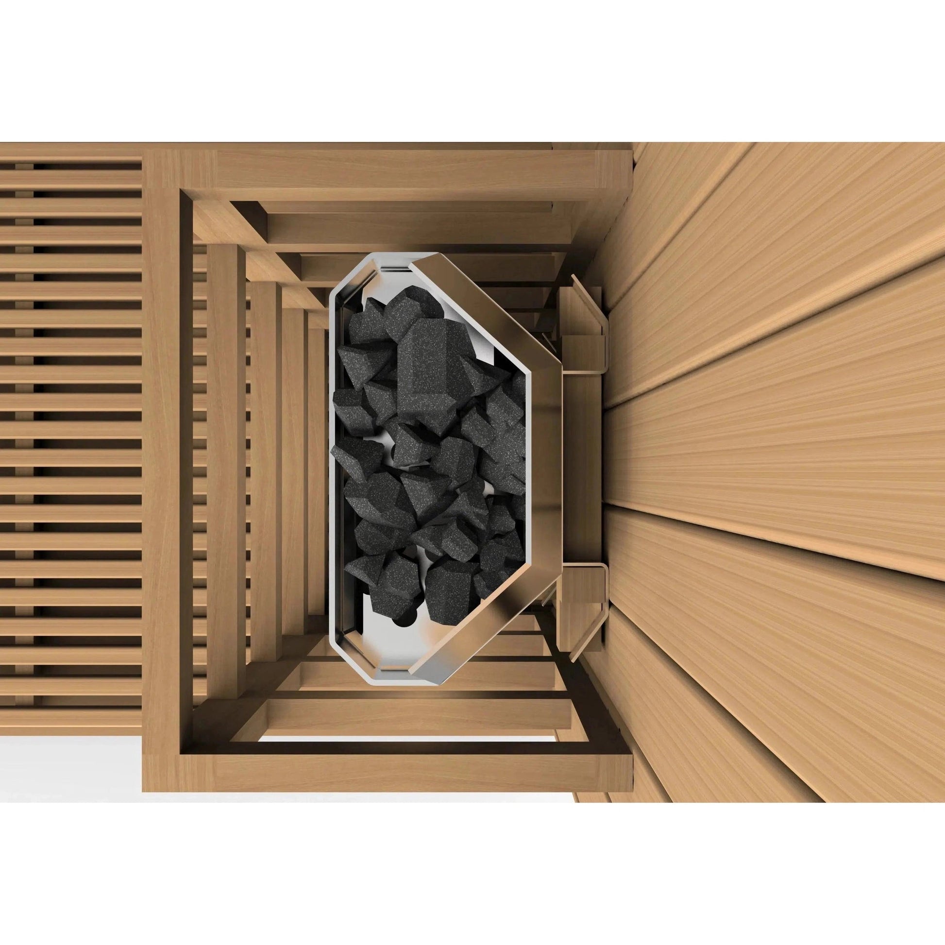 Golden Designs 2025 Updated Sundsvall Edition 2-Person Traditional Steam Sauna in Canadian Red Cedar