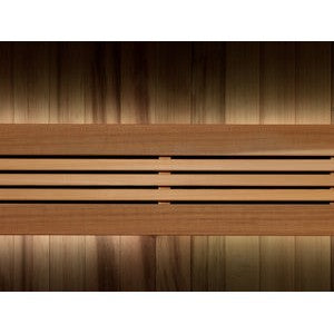 Golden Designs 79" W x 59" D x 83" T 2025 Updated Copenhagen Edition 3 Person Traditional Sauna - Canadian Red Cedar Interior and Pacific Premium Clear Cedar Exterior