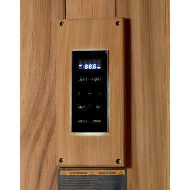 Golden Designs 79" W x 59" D x 83" T 2025 Updated Copenhagen Edition 3 Person Traditional Sauna - Canadian Red Cedar Interior and Pacific Premium Clear Cedar Exterior