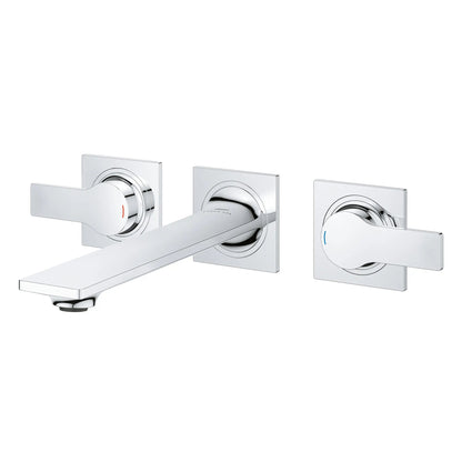Grohe Allure 1.2 GPM Two-Handle Wall Mount StarLight Chrome Faucet