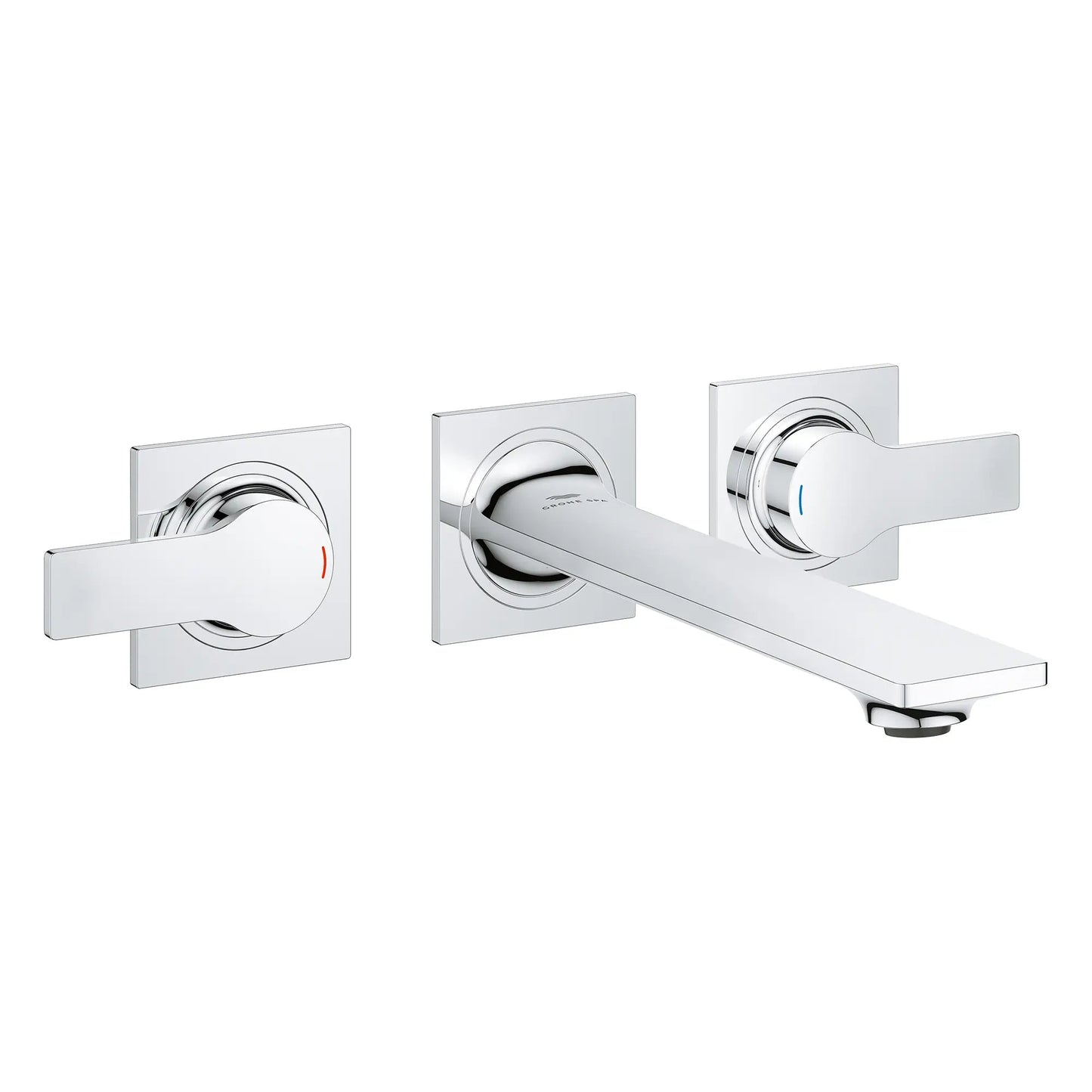 Grohe Allure 1.2 GPM Two-Handle Wall Mount StarLight Chrome Faucet