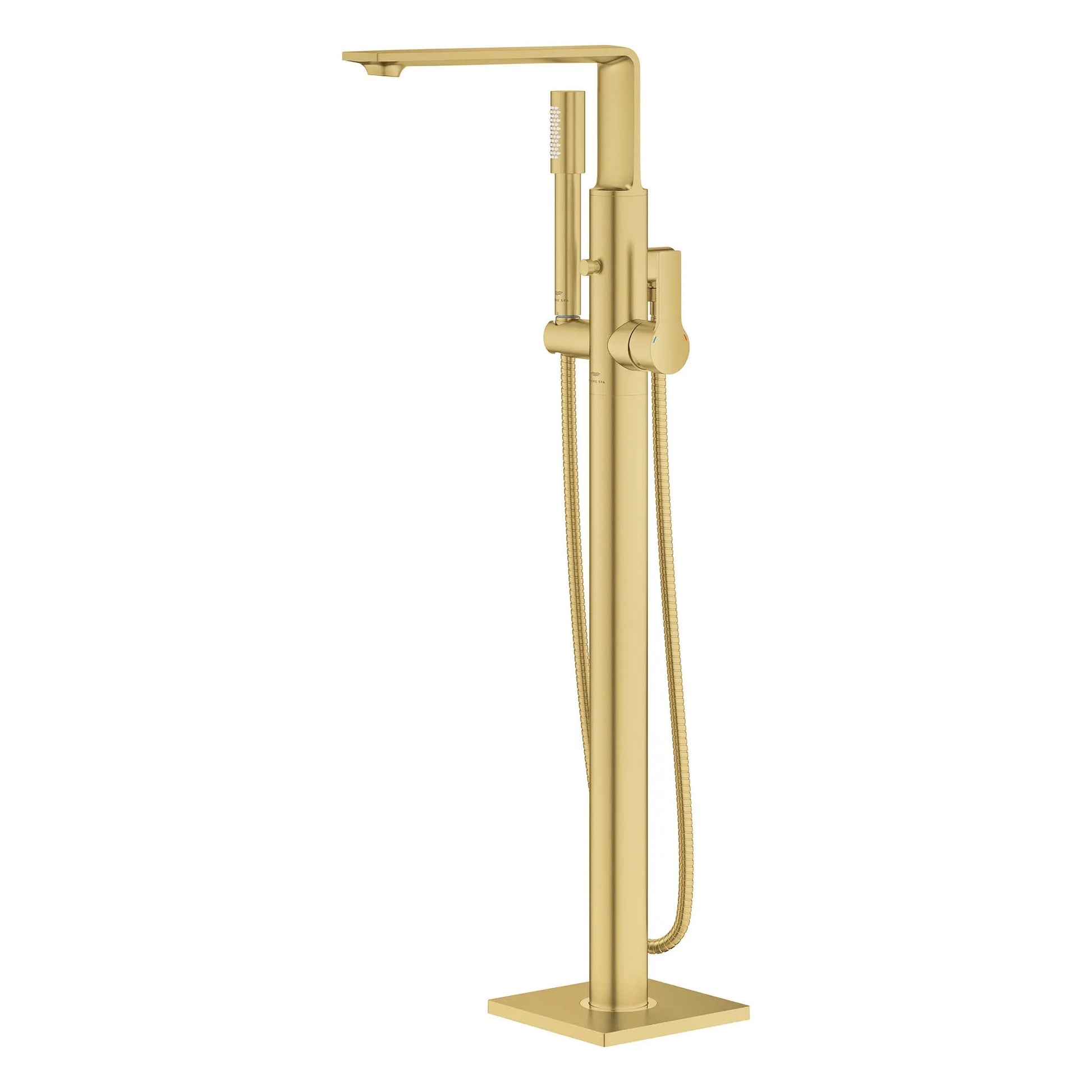 Grohe Allure 1.75 GPM Single-Handle Freestanding Brushed Cool Sunrise Tub Faucet With Hand Shower