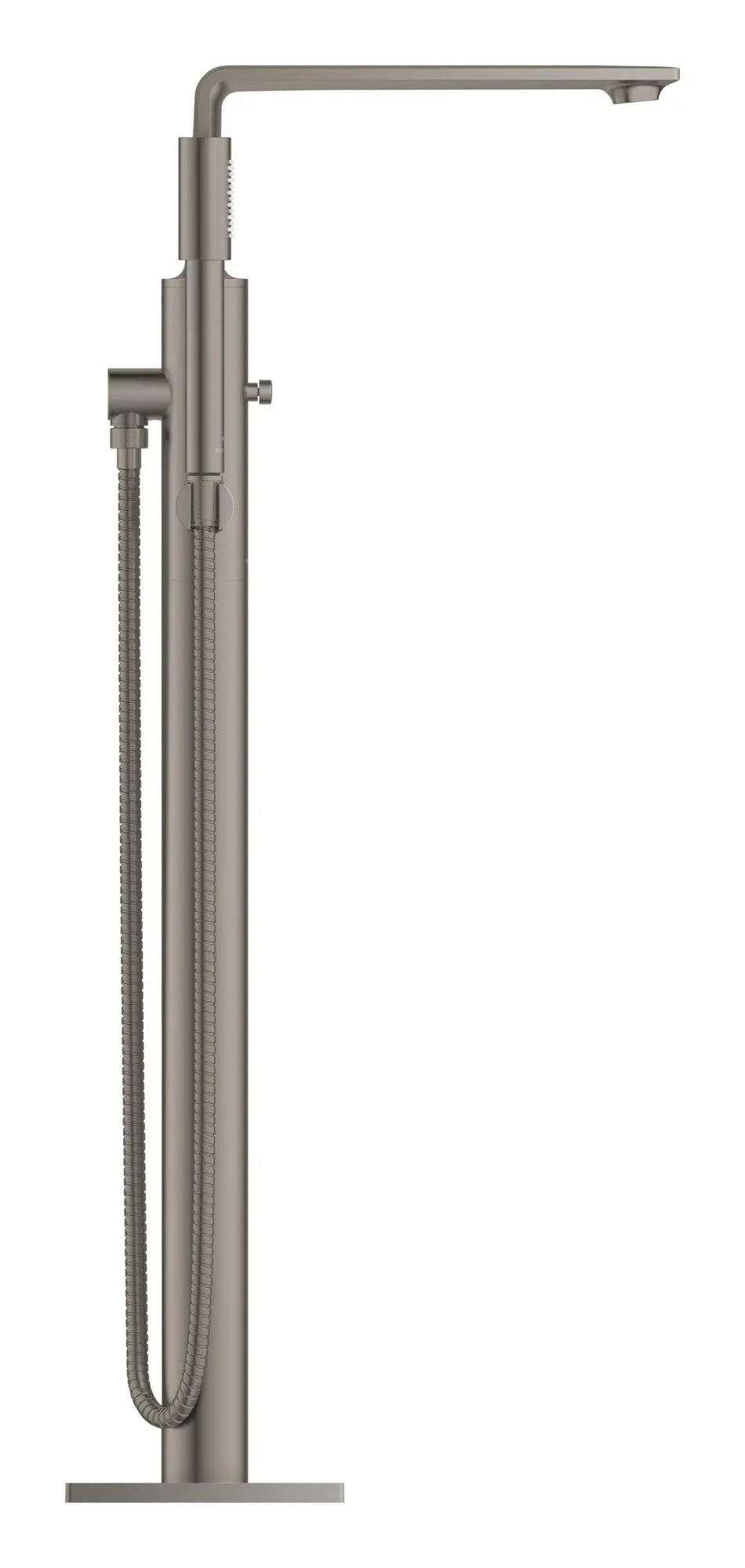 Grohe Allure 1.75 GPM Single-Handle Freestanding Brushed Hard Graphite Tub Faucet With Hand Shower