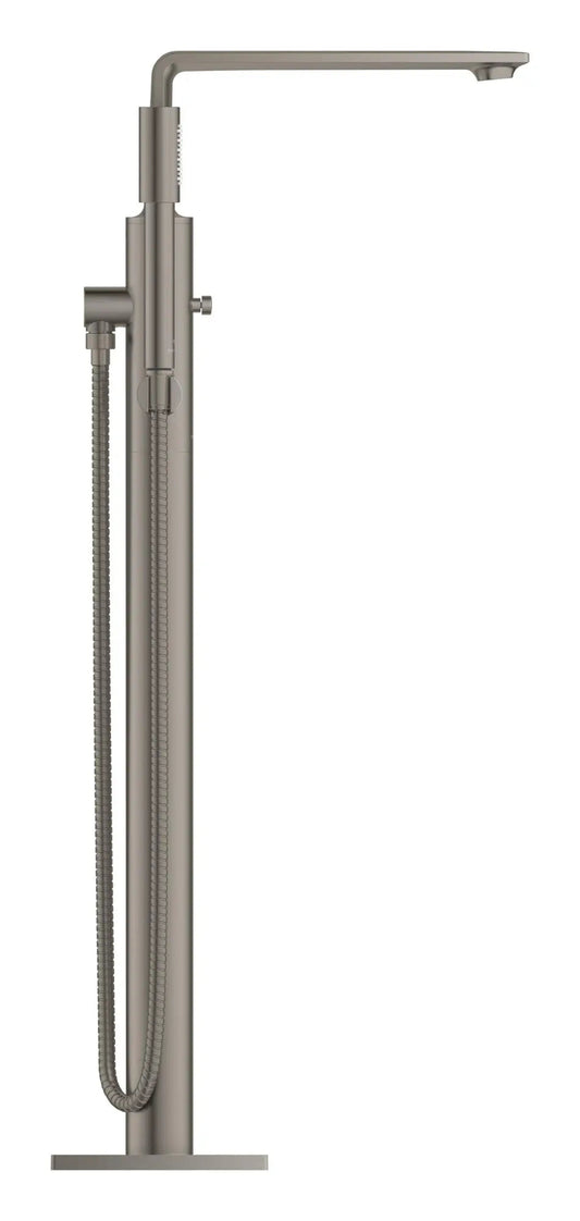 Grohe Allure 1.75 GPM Single-Handle Freestanding Brushed Hard Graphite Tub Faucet With Hand Shower