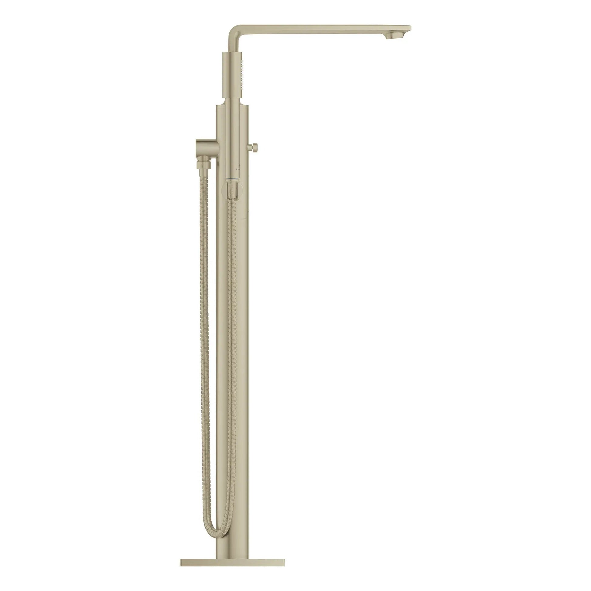 Grohe Allure 1.75 GPM Single-Handle Freestanding Brushed Nickel Infinity Tub Faucet With Hand Shower