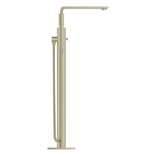 Grohe Allure 1.75 GPM Single-Handle Freestanding Brushed Nickel Infinity Tub Faucet With Hand Shower
