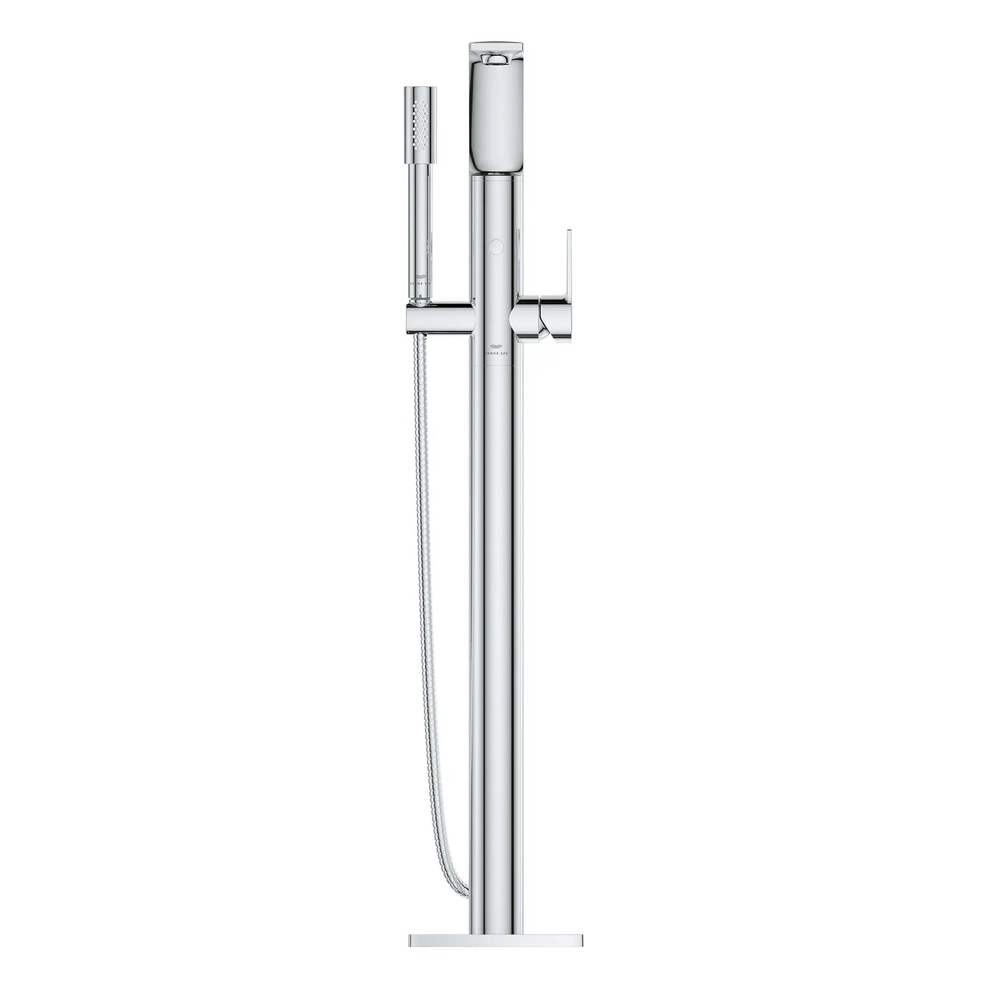 Grohe Allure 1.75 GPM Single-Handle Freestanding StarLight Chrome Tub Faucet With Hand Shower