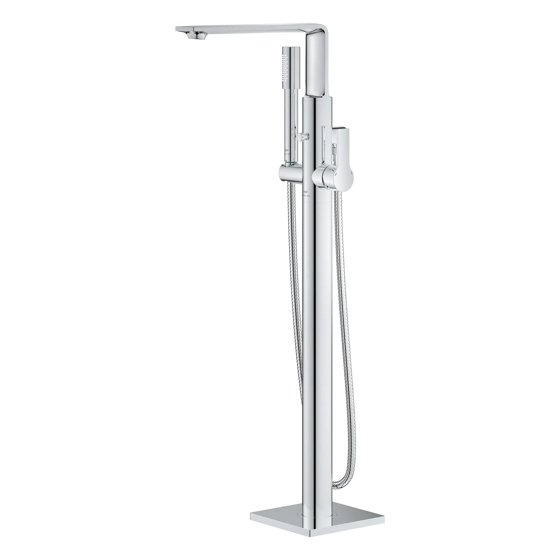 Grohe Allure 1.75 GPM Single-Handle Freestanding StarLight Chrome Tub Faucet With Hand Shower