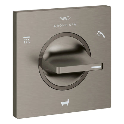 Grohe Allure Brushed Hard Graphite 3-Way Diverter Valve Trim