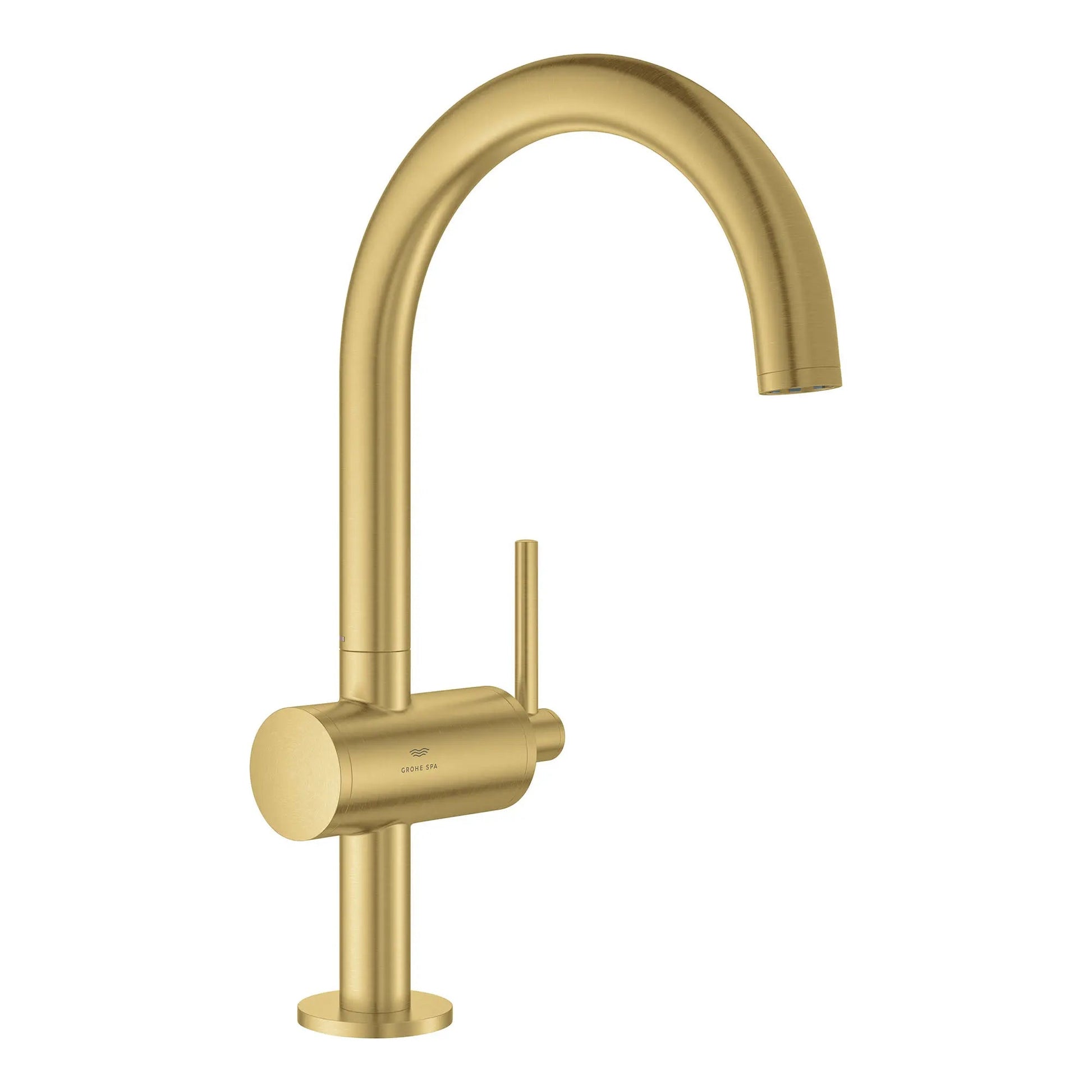 Grohe Atrio 1.2 GPM Single Hole Single-Handle Brushed Cool Sunrise Faucet
