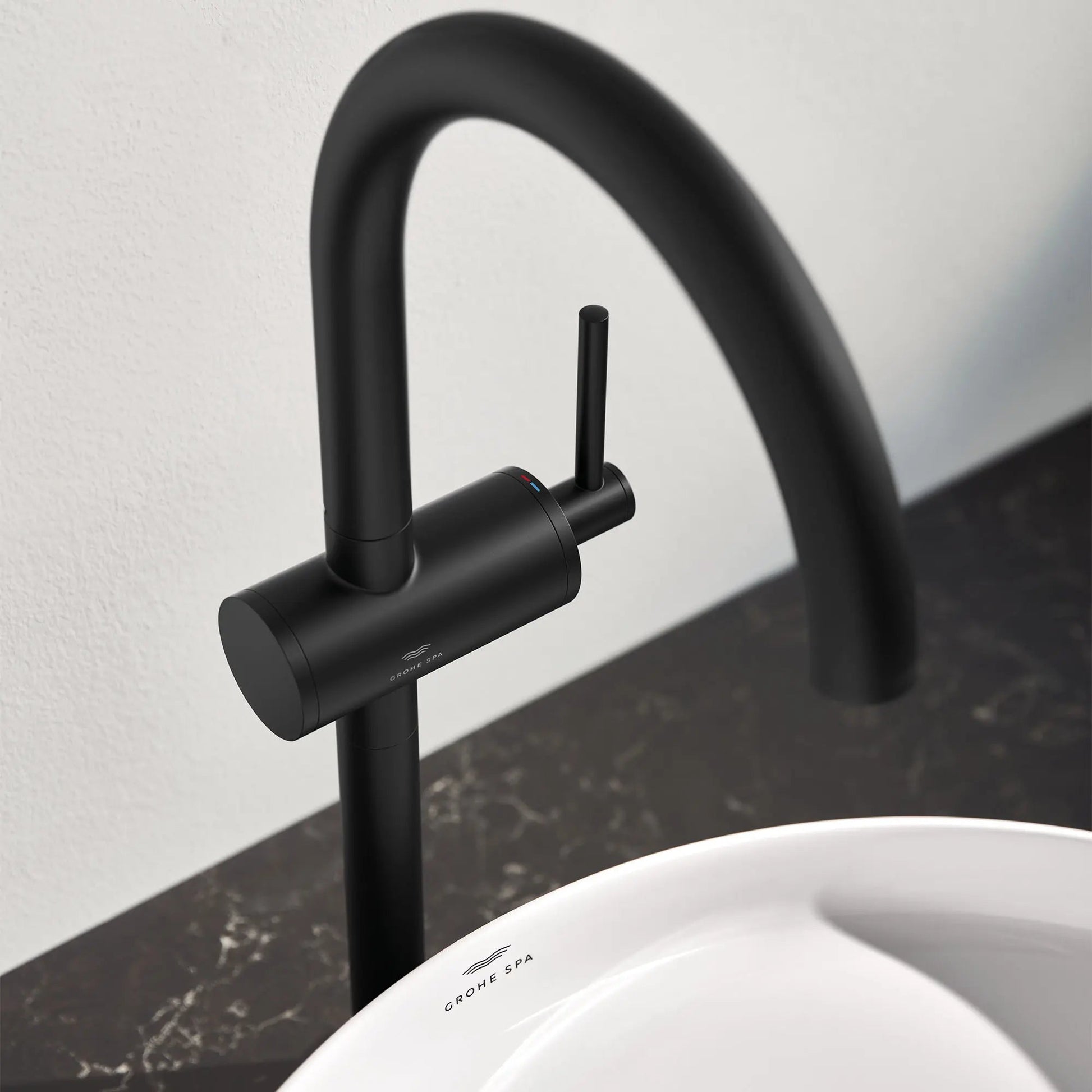 Grohe Atrio 1.2 GPM Single Hole Single-Handle Matte Black Faucet