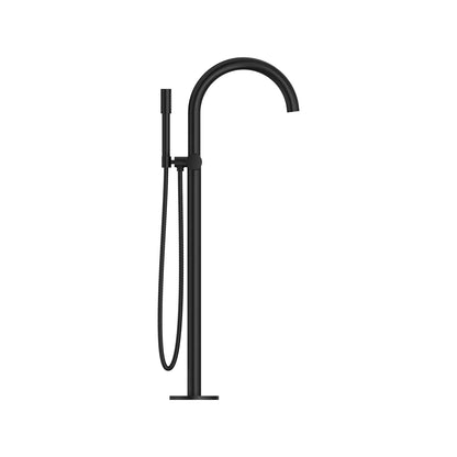 Grohe Atrio 1.75 GPM Single-Handle Freestanding Matte Black Tub Faucet With Hand Shower