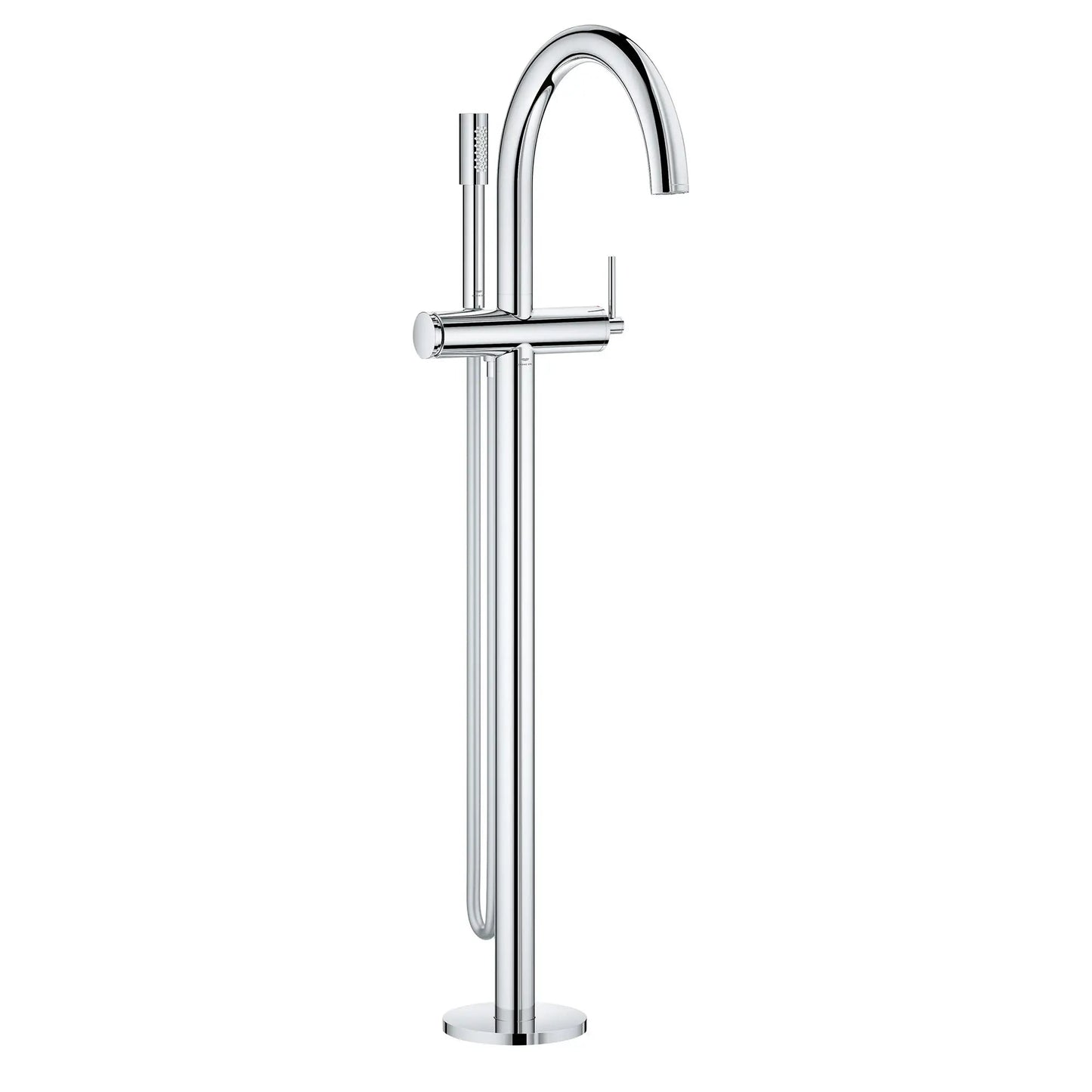 Grohe Atrio 1.75 GPM Single-Handle Freestanding StarLight Chrome Tub Faucet With Hand Shower