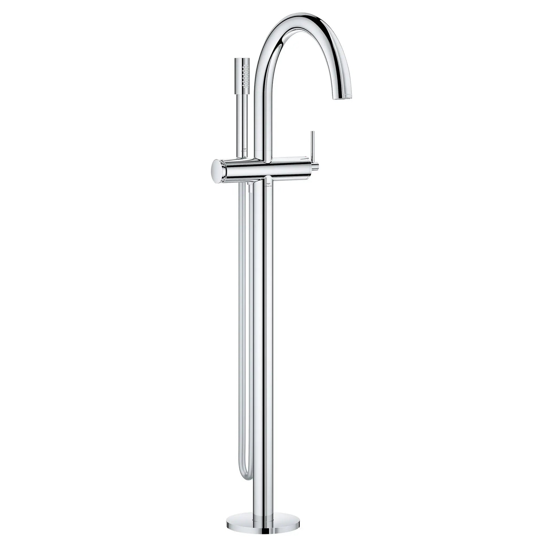 Grohe Atrio 1.75 GPM Single-Handle Freestanding StarLight Chrome Tub Faucet With Hand Shower