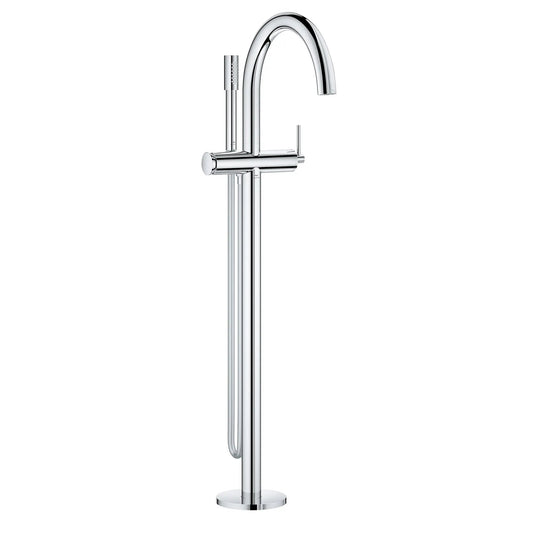 Grohe Atrio 1.75 GPM Single-Handle Freestanding StarLight Chrome Tub Faucet With Hand Shower