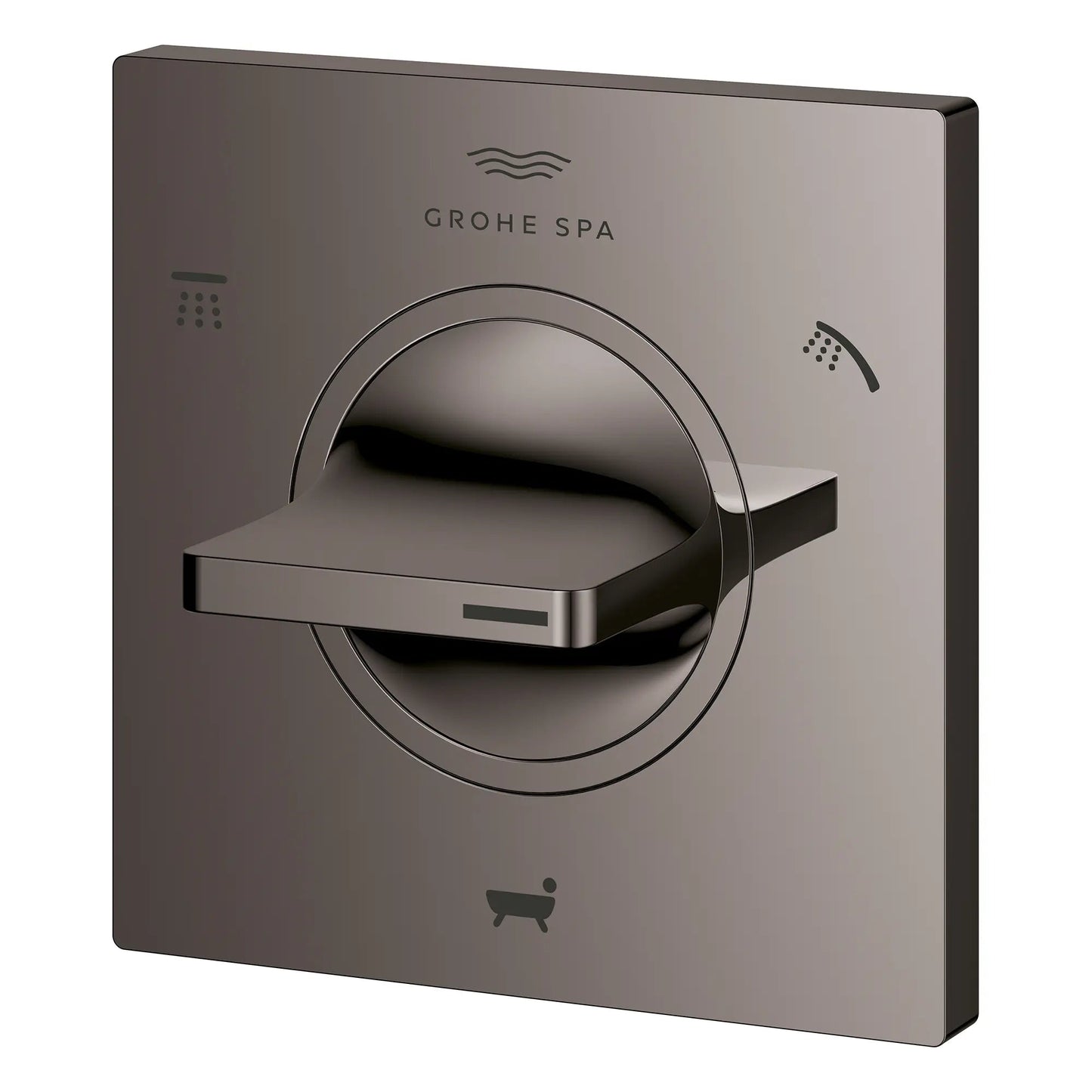 Grohe Atrio 3-Way Metal Lever Handle Hard Graphite Diverter Valve Trim