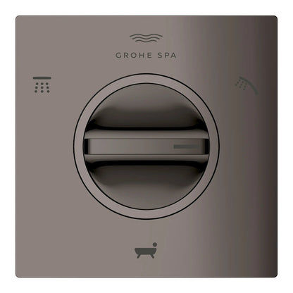 Grohe Atrio 3-Way Metal Lever Handle Hard Graphite Diverter Valve Trim