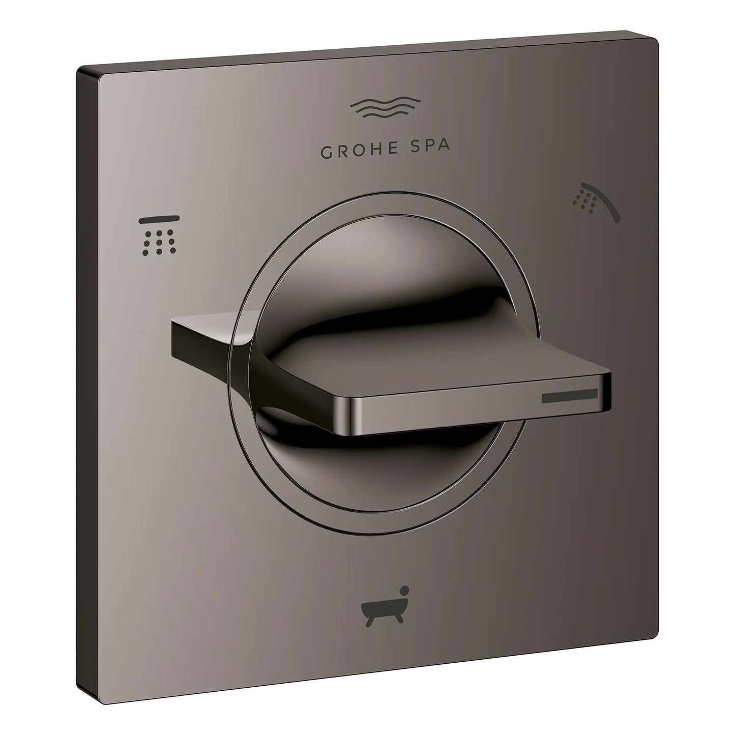 Grohe Atrio 3-Way Metal Lever Handle Hard Graphite Diverter Valve Trim