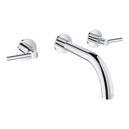Grohe Atrio 8" 1.2 GPM Two-Handle Wall Mount StarLight Chrome Faucet