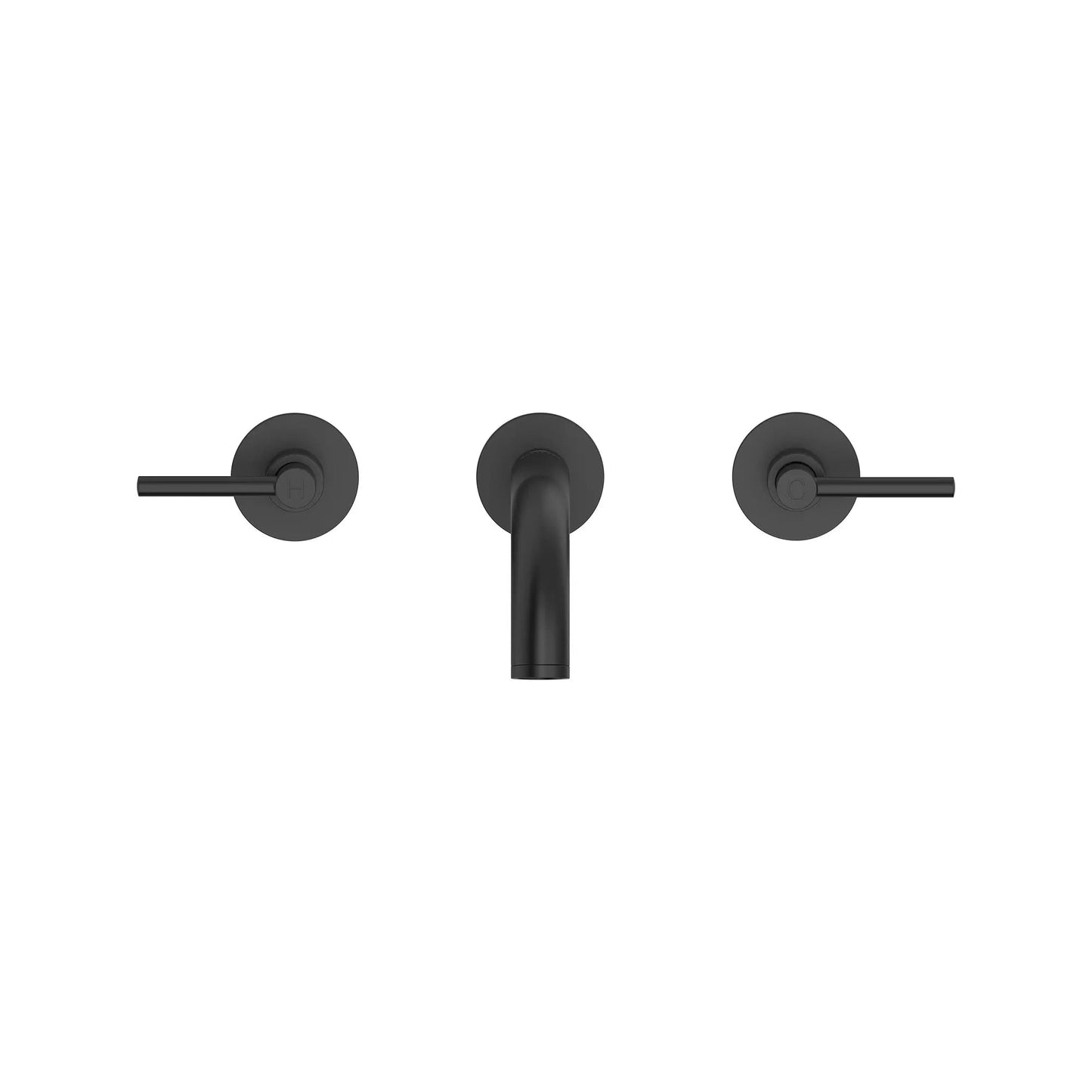 Grohe Atrio Matte Black Lever Handles For Sink Faucet (Pair)